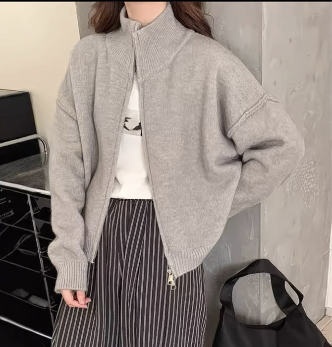 Джемпер  серый для девочек