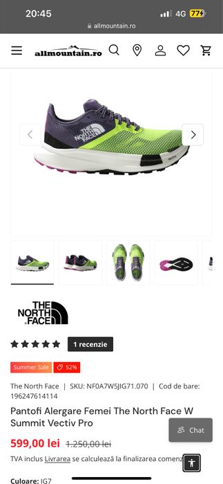 Adidasi running The North Face