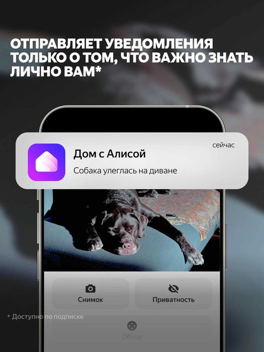 Яндекс Умная IP Камера видеонаблюдения  2K работает с Алисой