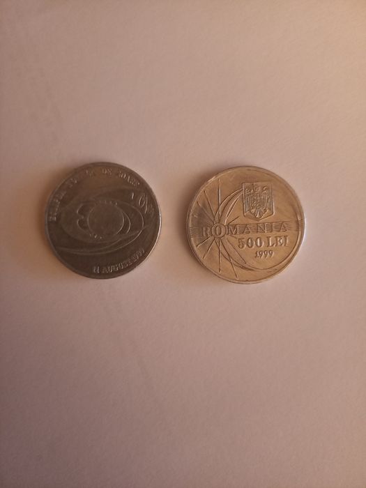 Moneda 500 lei eclipsa