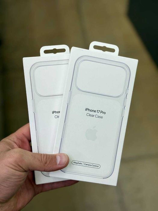 Прозрачные оригинал чехлы ClearCase для iPhone 17 серии. Есть доставка