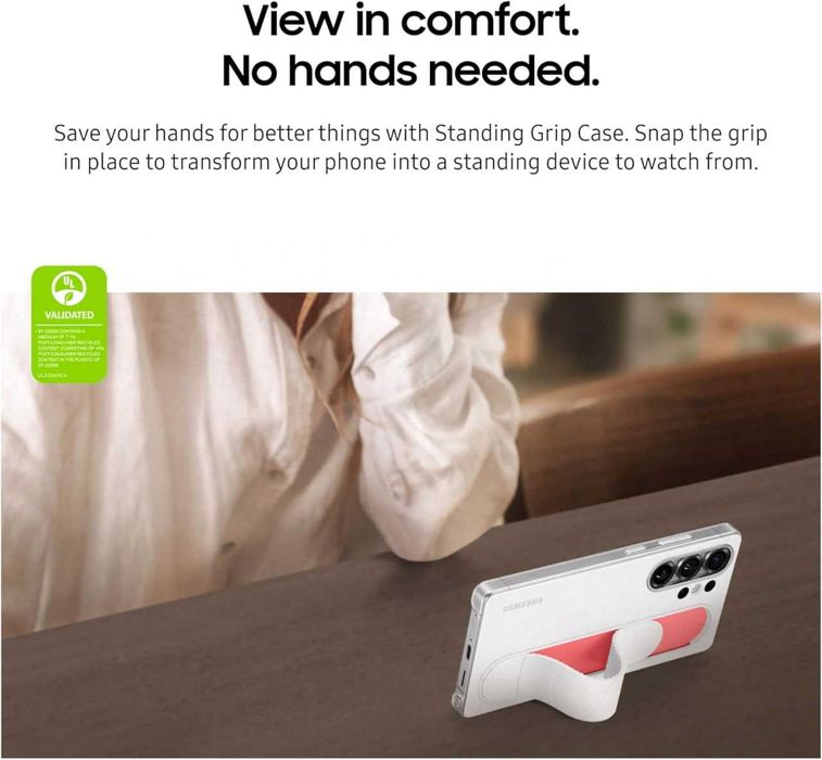 Original Samsung Galaxy S25 Ultra Чехол Standing Grip Phone Case