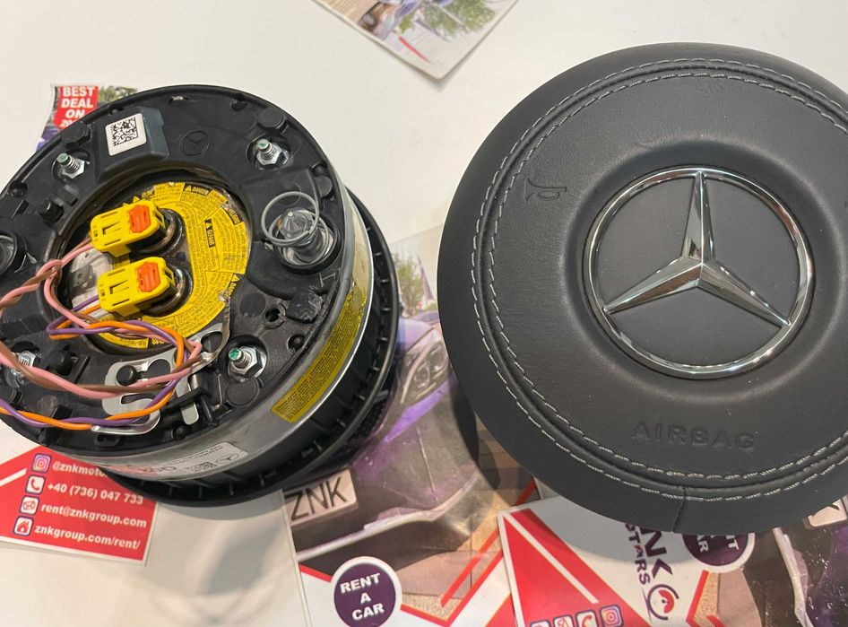 Mercedes Benz AMG - airbag volan dual stage - SUA / cusatura piele