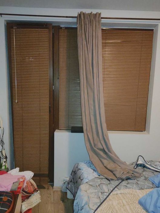 Вратопрозорец, PVC дограма REHAU, 5 камерна, цвят RAL орех = 3 броя