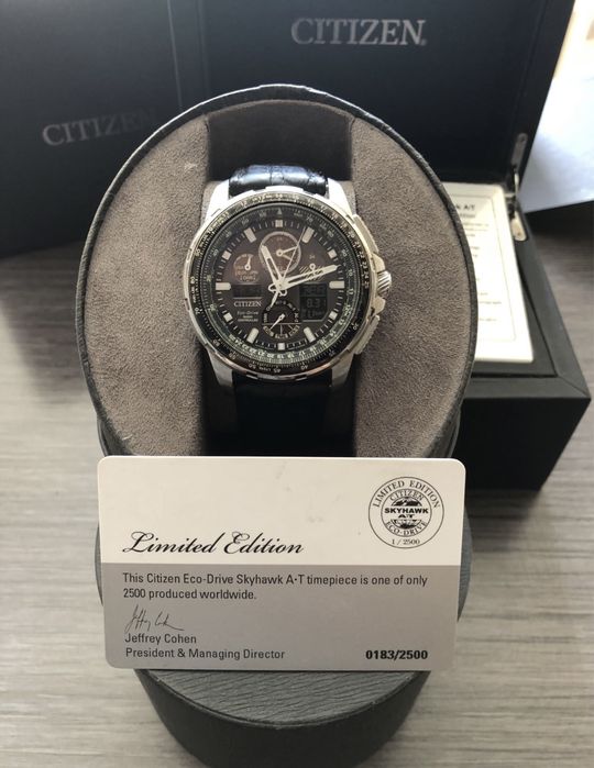 Citizen Eco-Drive SkyHawk A-T Limited Edition / Прочетете описанието /