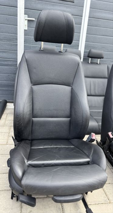Scaune interior recaro sport piele neagra incalzit Bmw seria 3 E90 #2