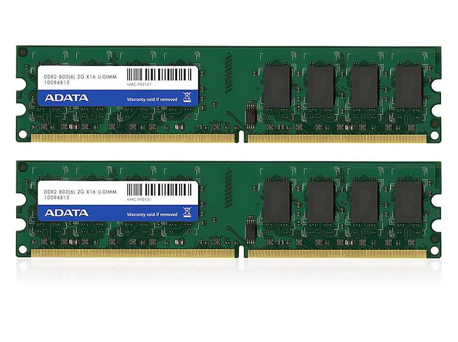 RAM Памет ADATA 4GB (2x2GB) DDR2 800MHz