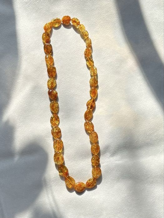 Янтарные бусы для взрослых