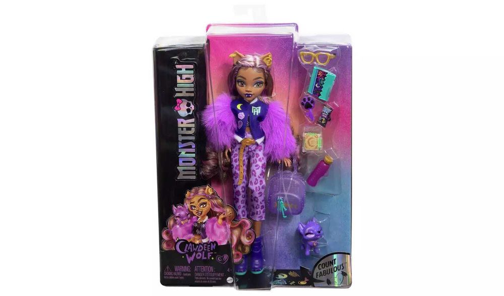 Monster High Кукла Clawdeen Wolf Клодийн Улф