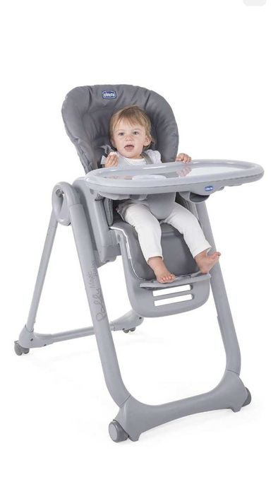 Chicco Стульчик для кормления Polly Magic Relax Graphite серый