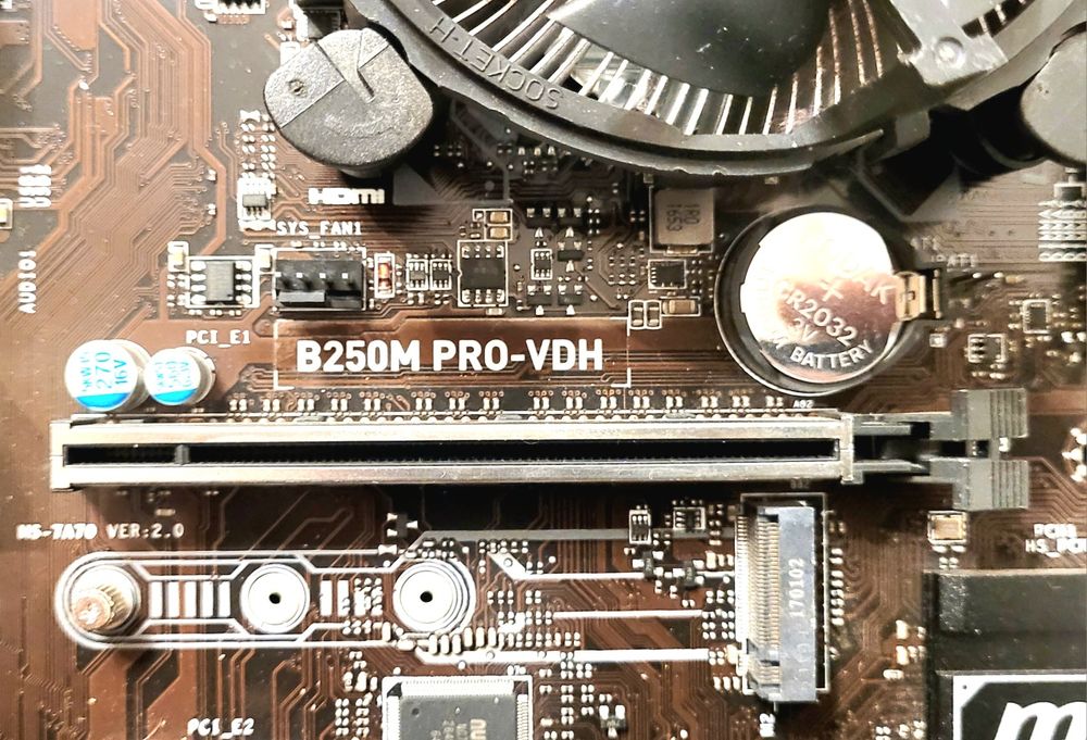 Kit 1151 v1 B250m placa de baza + procesor 7400+ 8gbRAM+cooler