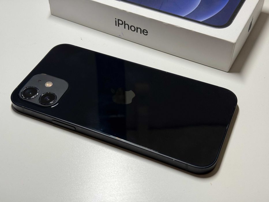 iPhone 12, Black, 64Gb, Liber de retea | Cod - G799