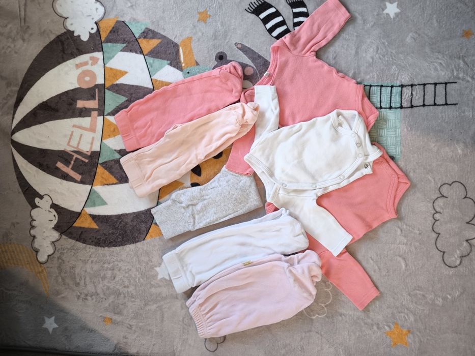 Loturi 30 lei haine bebeluș 2-4luni 50-62cm