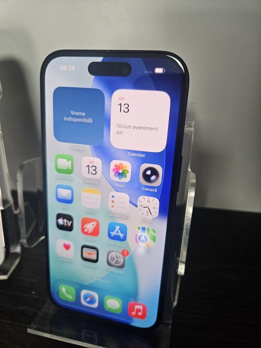 Magazin vanzari si cu rate Iphone 15 128GB black aproape nou 6luni garantie