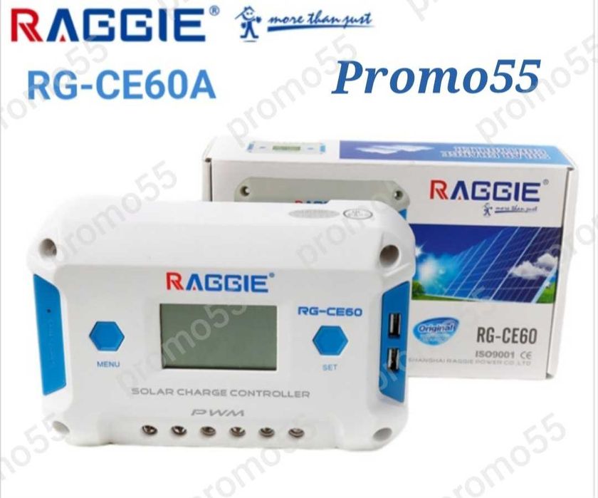 Соларен Контролер 12V/24V PWM 3 USB-2Бр. 20А/30А/60А  за Соларен Панел