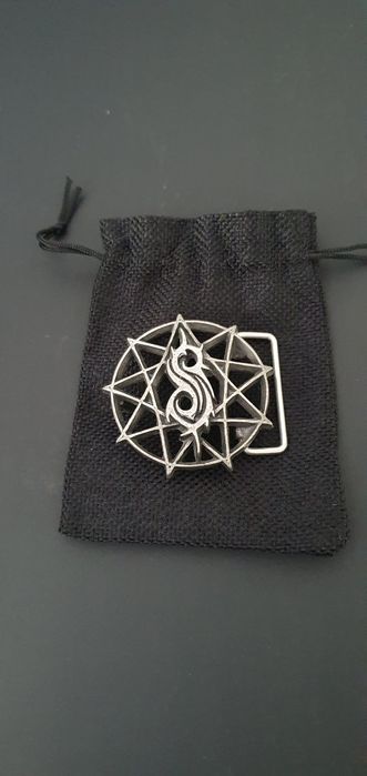 Slipknot Alchemy Poker pewter buckle Corey Taylor