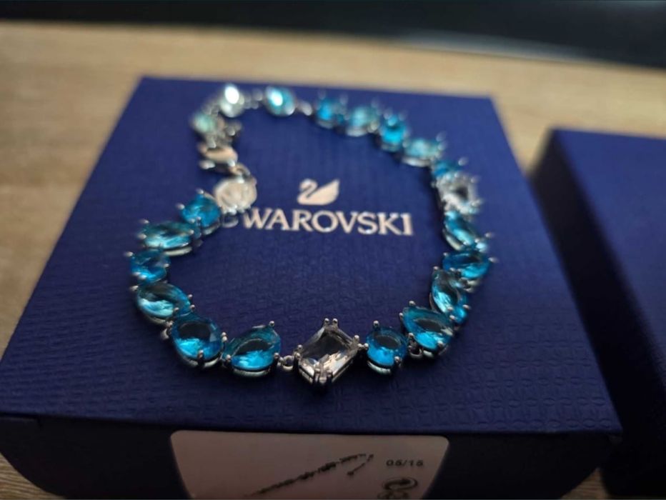 Bratara Swarovski Blue Crystal