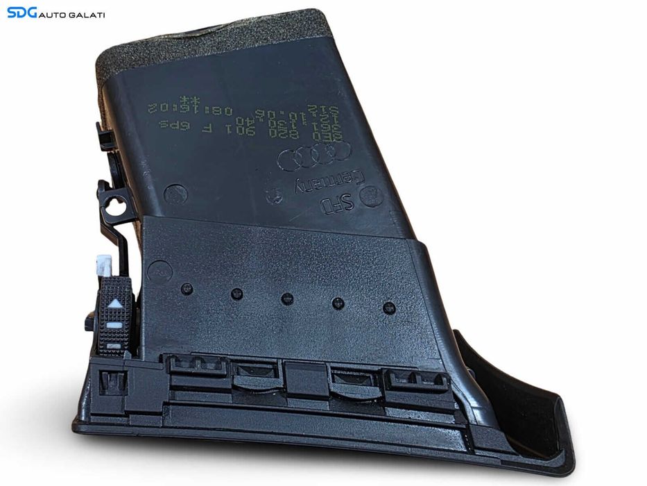 Gura Grila Neagra Aer Aerisire Ventilatie Bord Stanga Audi A4 B7 2005 - 2008 Cod 8E0820901F [D0746]