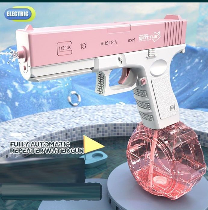 Воден пистолет с презареждаща батерия Usb кабел за зареждане