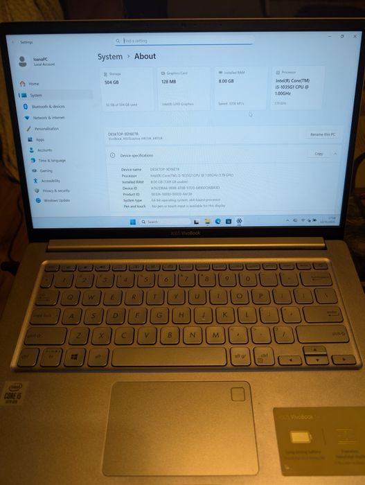 Asus vivobook 14 X403J i5