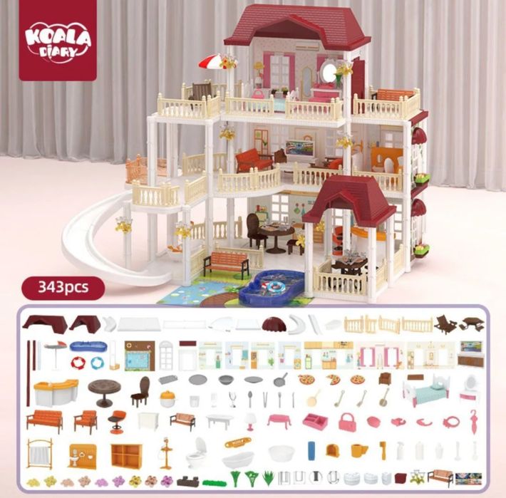 Кукольный домик подарок для девочки