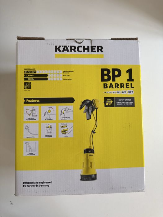 Pompa de butoi Kärcher BP 1 Barrel Set 400W 3800L pe ora