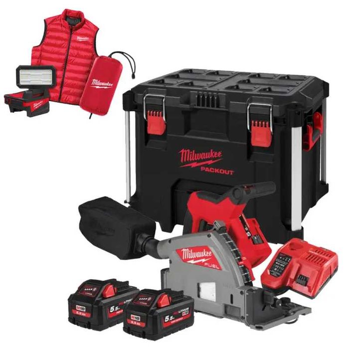 Аккумуляторная погружная пила Milwaukee M18 FPS55MC-552P FUEL