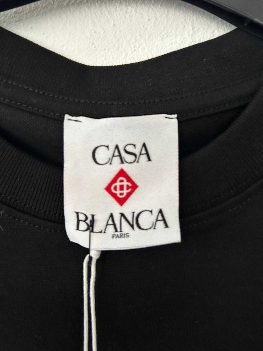 Tricou Casablanca Negru Bărbați Nou S XXL Fashion Premium