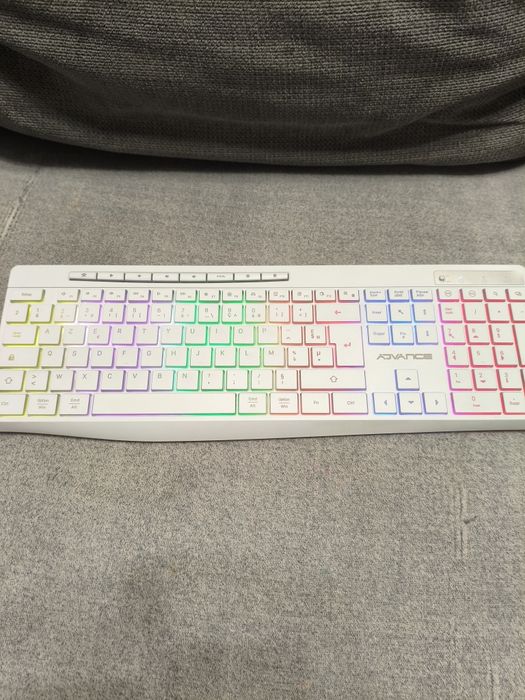 Tastatură Wireless Silent, Backlit, Layout Francez AZERTY