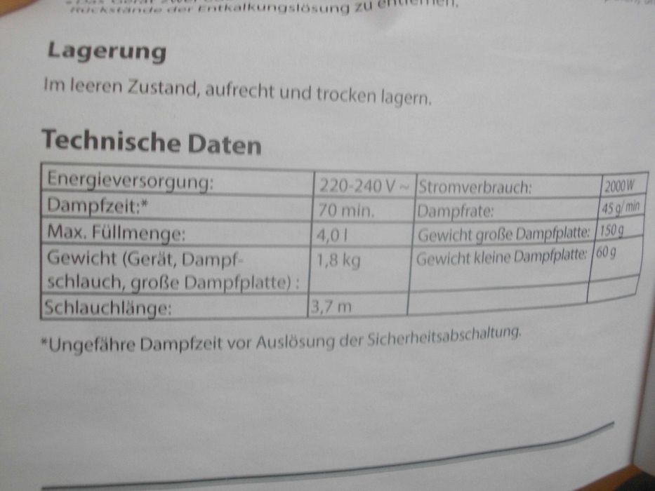 Нова немска ел. машина за сваляне на тапети 200W/4L/70min WAGNER STEAM