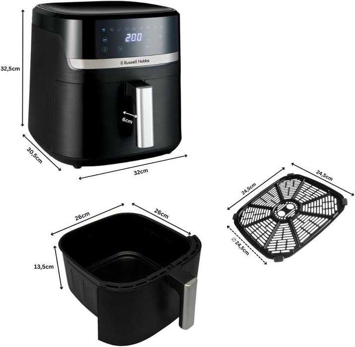 Фритюрник с горещ въздух Russell Hobbs SatisFry 27632-56 XXL 8.3 л
