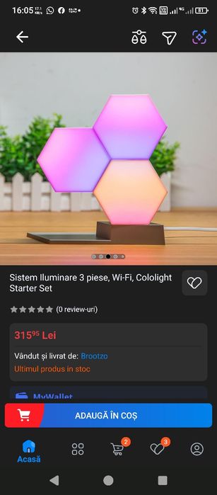 Lumini cololight smart light wifi rgb