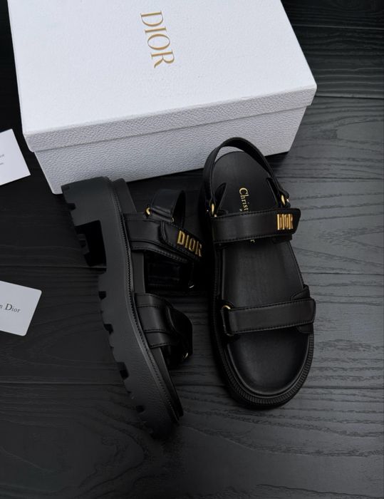 Чёрные сандалии DIOR