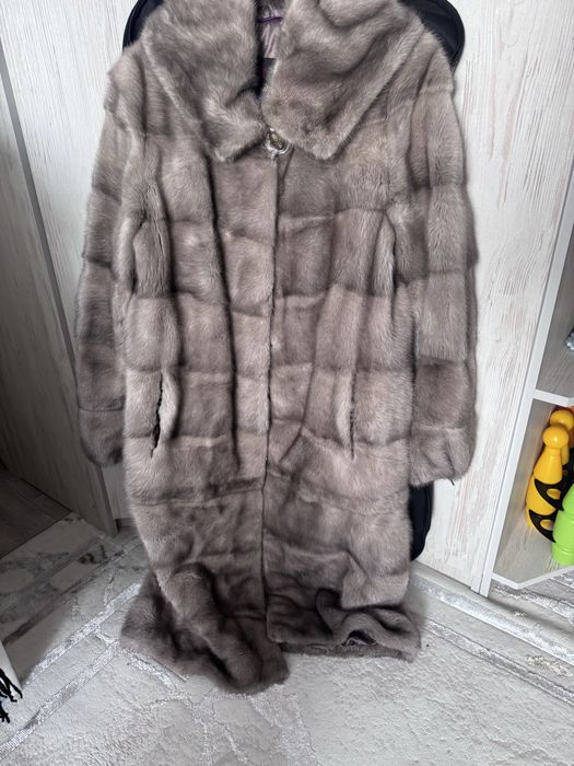 Норковая шуба 110 см