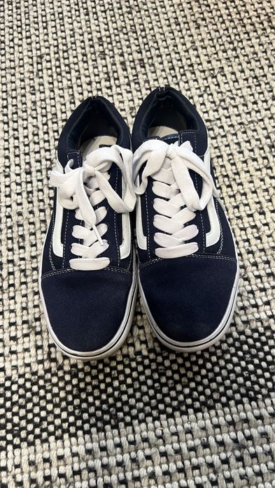 кеды Vans синего цвета