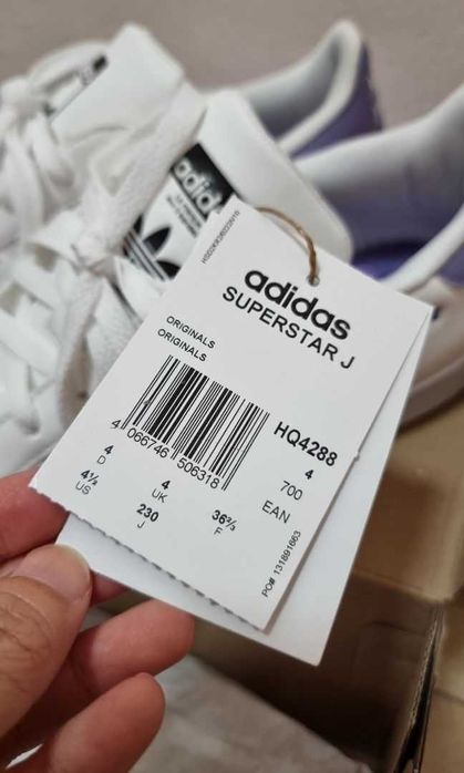 Дамски обувки   ADIDAS SUPERSTAR  размер  EU38 2/3