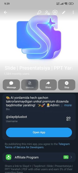 Telegram Bot Yasash Xizmati | Телеграм Бот Ясаш Хизмати