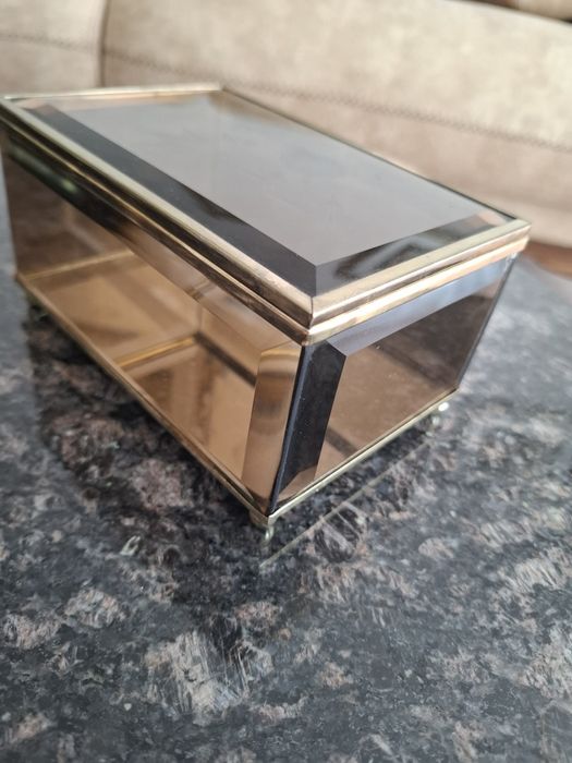 Cutie bijuterii geam cristal