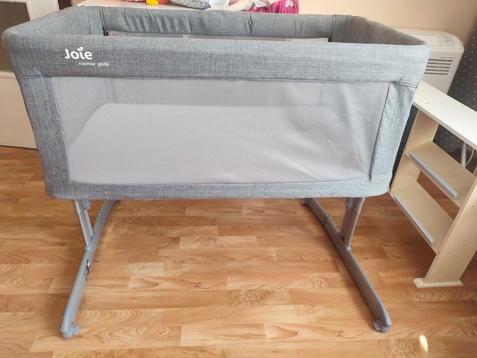 Бебешка кошара Joie Roomie Glide, Foggy  Gray