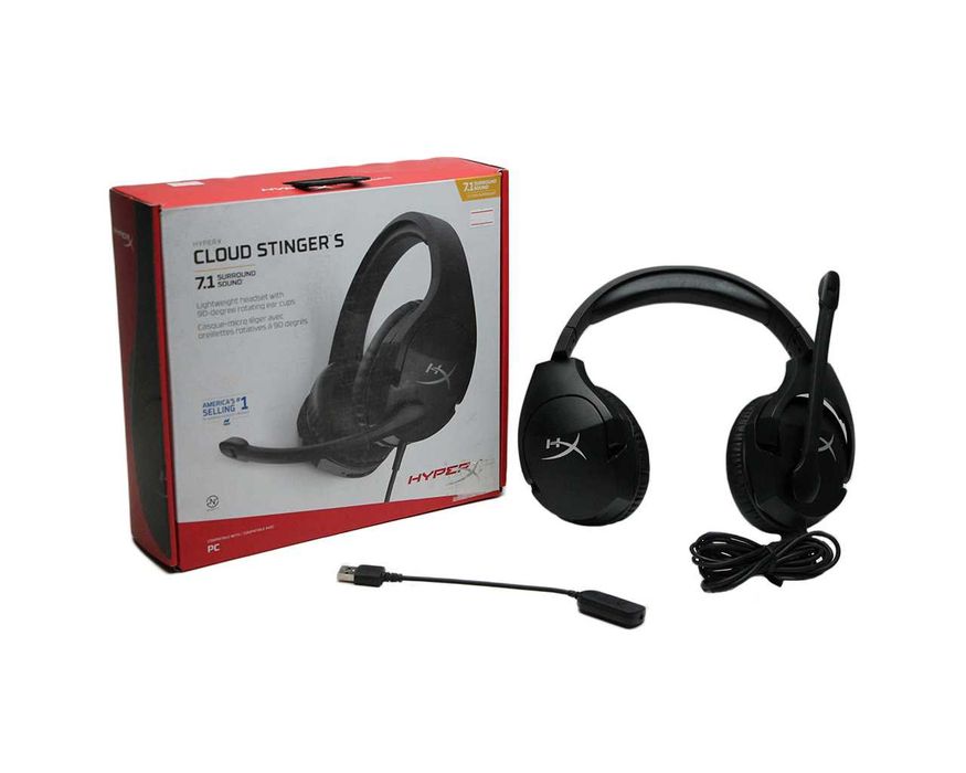 HyperX Cloud Stinger S Проводное Миниджек 3.5 мм чёрный
