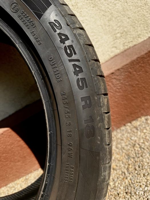 Anvelope Continental ContiSeal 245/45 R18 – set 4 – stare foarte bună