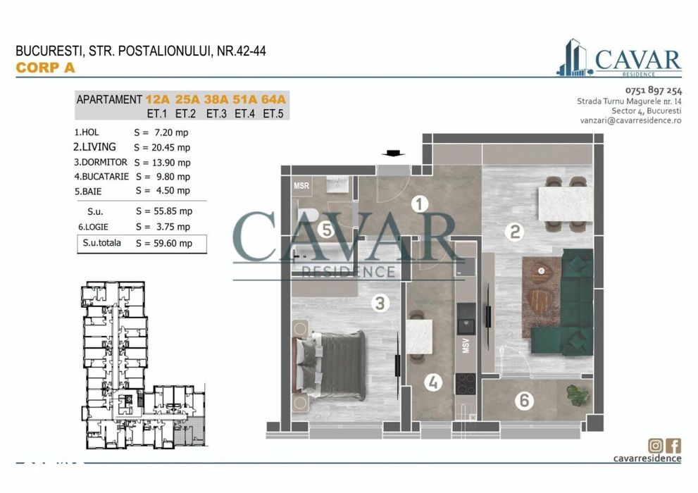 Alege Responsabil. Alege Proiectele Cavar Residence