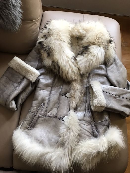 Палта, Кожух от агнешка кожа, топло яке с яка от заек и кожено яке