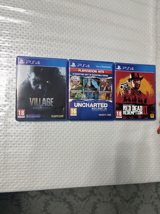 Resident evil 8,Uncharted коллекция,RDR2
