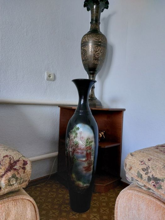 Вазы напольные стекло, керамика