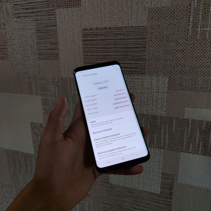 Samsung Galaxy S9+ ideali