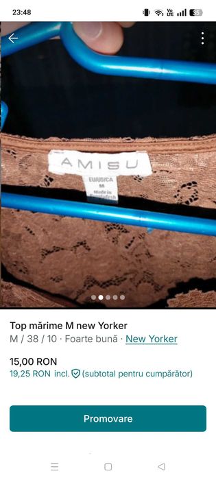 Top dama mărime M new Yorker