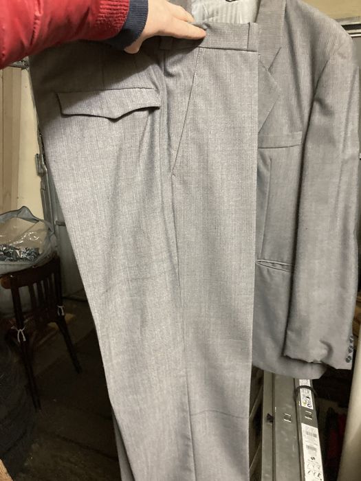 Costum nunta stofă sacou, pantaloni gri evenimente