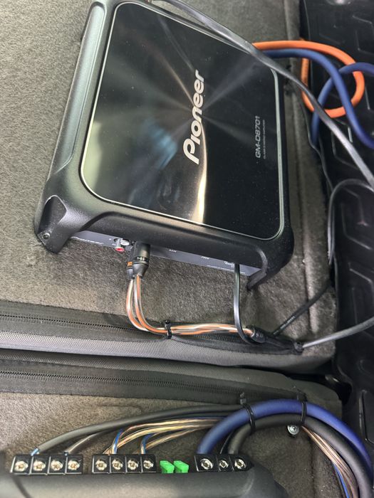 Автозвук SQ уровня Pioneer 80PRS, 2 усилителя, саб, JBL — комплект