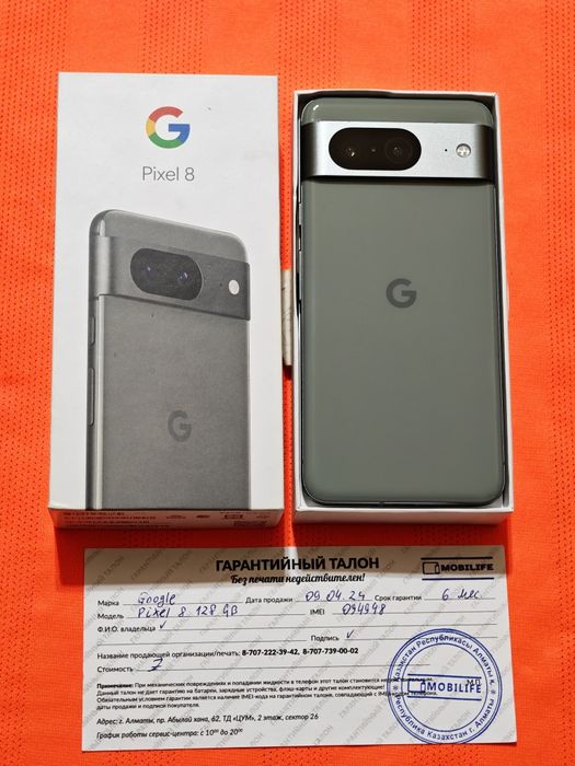 Pixel 8 128 gb Ram 12 5G полный комплект